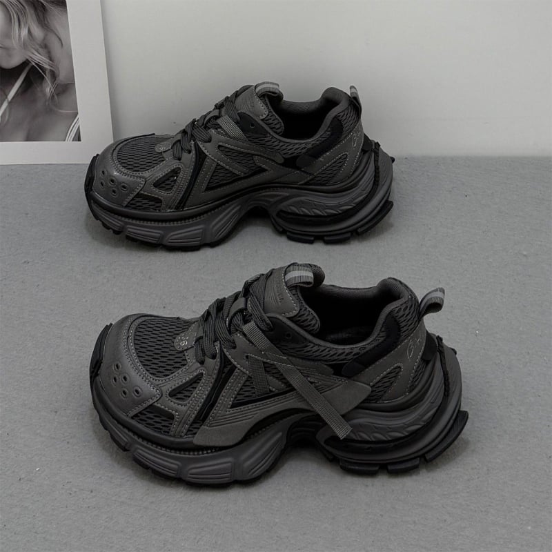 Agan Casual Παπούτσια με Επένδυση Φλίς, Χαμηλός Άνω, Παχιά Σόλα, Με Κορδόνια