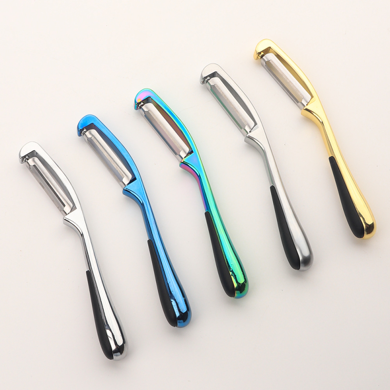 Ogulac za voće s dugačkom drškom – nehrđajući čelik, PP komponente, višefunkcionalni kuhinjski alat, moderan dizajn