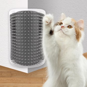 Catnip Corner Massage Tool για Γάτες – Πλαστικό Εργαλείο Γρατσουνίσματος, Αφαίρεση Τριχών και Ανακούφιση από Φαγούρα