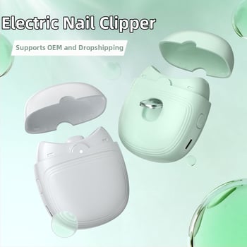 Електрически подстригвач за нокти Kaleson с автоматично подрязване и защита против щипане, ABS корпус, презареждаем, за обща употреба