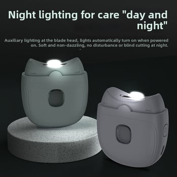 Електрически подстригвач за нокти Kaleson с автоматично подрязване и защита против щипане, ABS корпус, презареждаем, за обща употреба