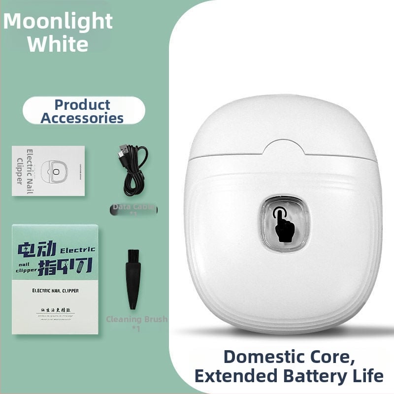 Електрически подстригвач за нокти Kaleson с автоматично подрязване и защита против щипане, ABS корпус, презареждаем, за обща употреба