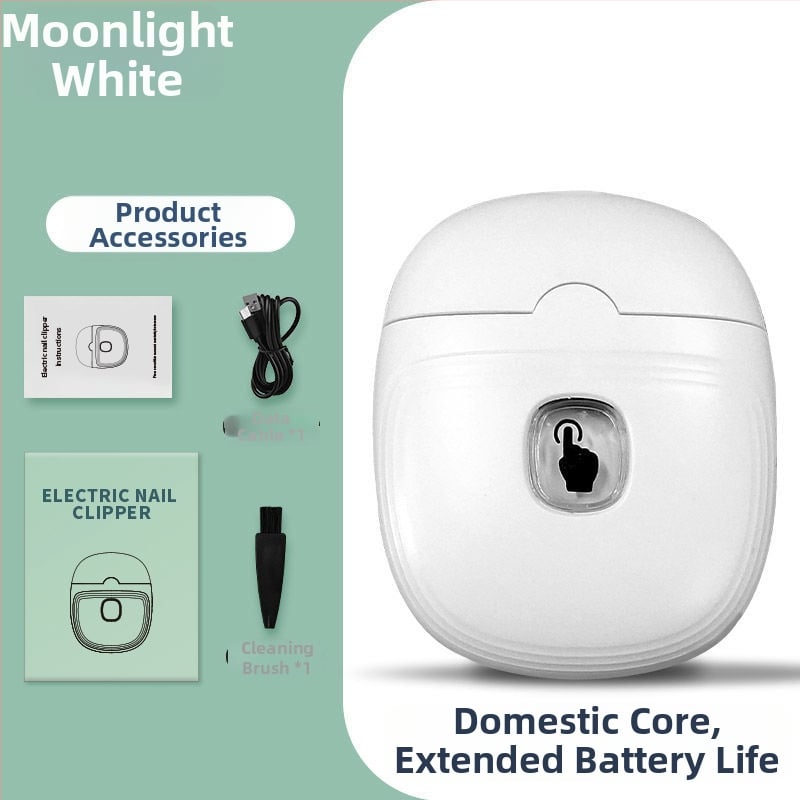 Електрически подстригвач за нокти Kaleson с автоматично подрязване и защита против щипане, ABS корпус, презареждаем, за обща употреба