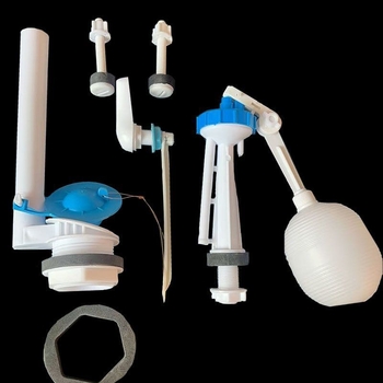 Unique WC tartály ürítő készlet úszó szeleppel, kulccsal és kapcsolóval — CE tanúsítvány