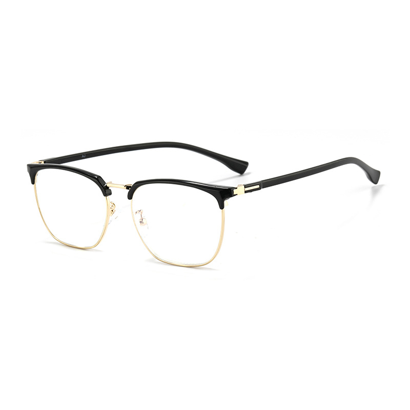 Olvasószemüveg TR fém kerettel, lencsék gyantából, anti-kékfény védelemmel, teljes keret, közeli látás támogatás