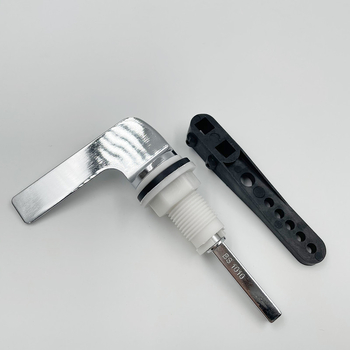 WC tartálykulcs, cinkötvözet, modern minimalist design, előoldali működtetés