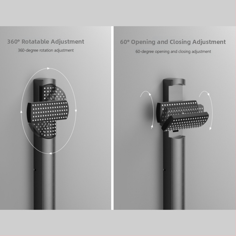 Otthoni zuhanyfejes nyomásos készlet, ABS test, krómozott felület, modern stílus, fúrás nélküli telepítés