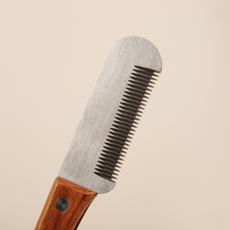 Terrier fajtákhoz készült deshedding kés, négyzetes fej, Márka: Egyéb, Anyag: Egyéb