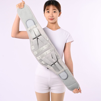 Melegítő mágneses derék támasztó öv felnőtteknek – sporthoz és ágyéki gerinc sérv esetén, poliszter