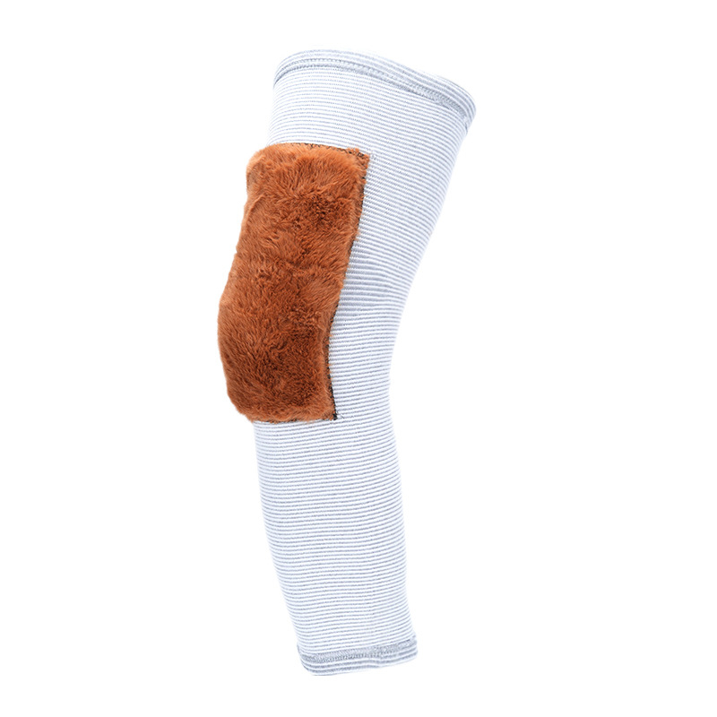 Meleg térdvédők fleece béléssel, poliészter anyagból; Kategória: térdvédők; Védett részek: térd; Alkalmazási területek: futás, kerékpározás, túrázás, téli sportok