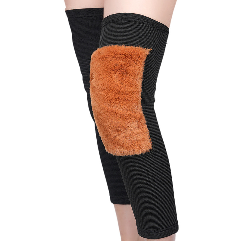 Meleg térdvédők fleece béléssel, poliészter anyagból; Kategória: térdvédők; Védett részek: térd; Alkalmazási területek: futás, kerékpározás, túrázás, téli sportok