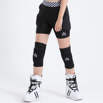 Sí térdvédő készlet - EVA hab, felnőtt, görkorcsolázáshoz és jég- és hó sportokhoz