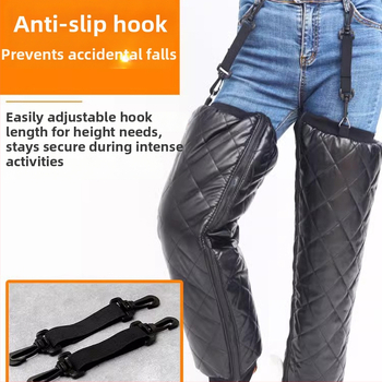 Προστασία γόνατος για χειμερινή οδήγηση — για ηλεκτρικό σκούτερ ή μοτοσυκλέτα, αντιανεμικό, ζεστό, παχύτερο, unisex, Άνοιξη 2024