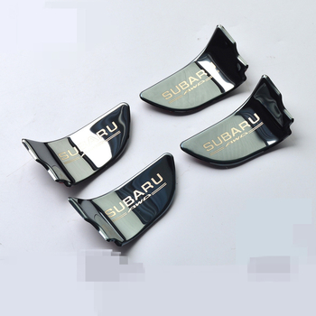 Rozsdamentes acél belső ajtó- és belső kilincs matricák Subaru XV, Outback, Legacy és Forester — Xidi car products