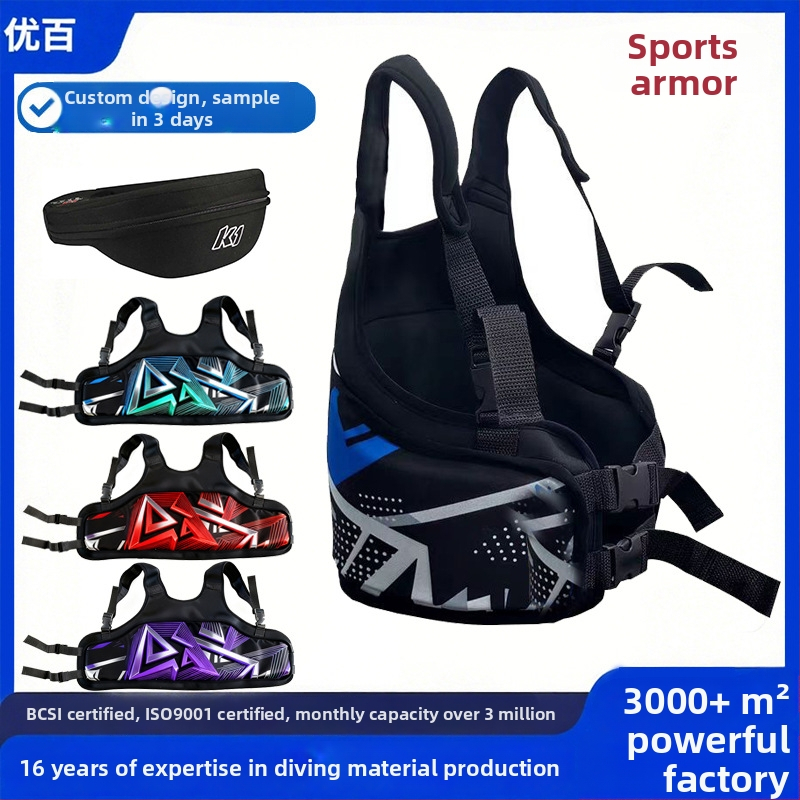 Karting védőfelszerelés: fej- és derékvédő; fő anyag: szivacs; gyermekek számára; extrém kihívások