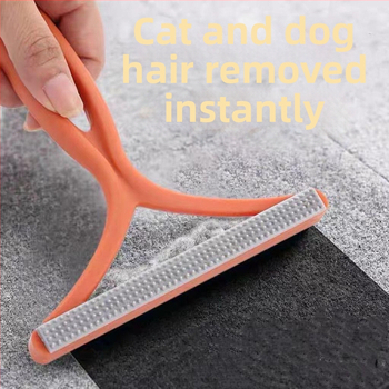 Háziállat-szőr eltávolító, szilikonból, négyszögletes formájú fésű