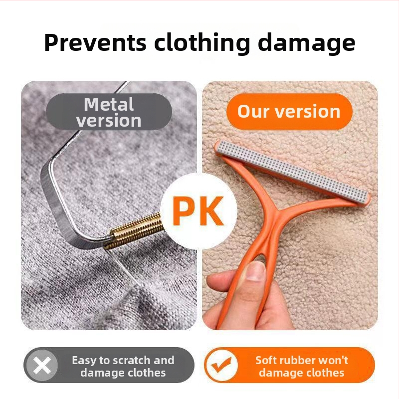 Háziállat-szőr eltávolító, szilikonból, négyszögletes formájú fésű