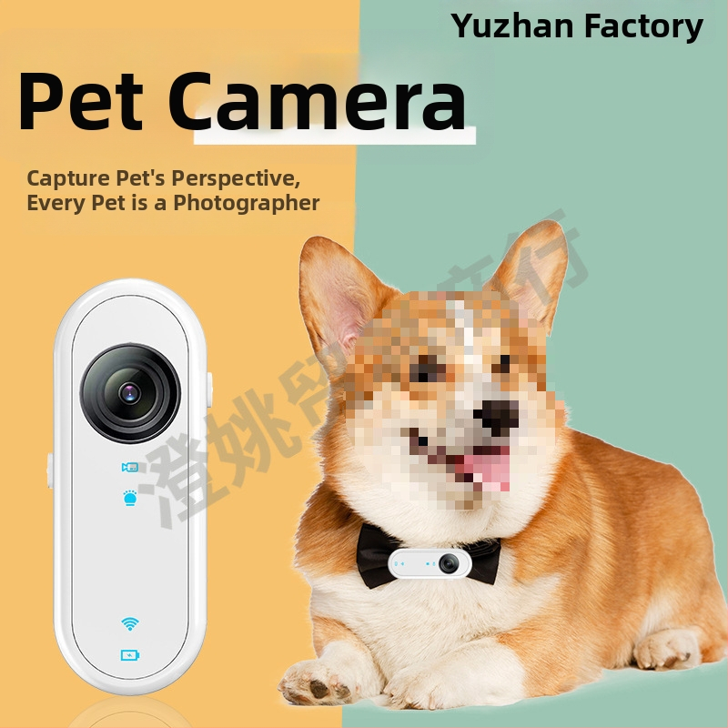 Palcová kamera pre domáce zvieratá, model P3, 2 MP senzor, ABS telo, 3-hodinová batéria, vonkajšia prenosná s vodotesnou silikónovou ochranou