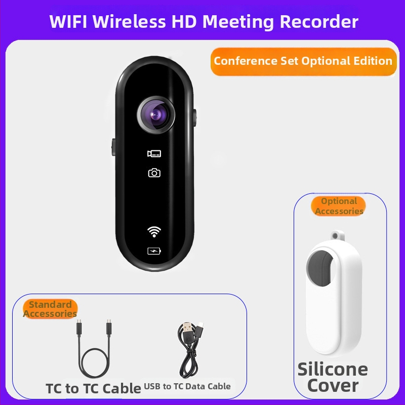 Palcová kamera pre domáce zvieratá, model P3, 2 MP senzor, ABS telo, 3-hodinová batéria, vonkajšia prenosná s vodotesnou silikónovou ochranou