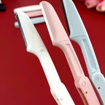 Rasor pentru sprânene – protecție împotriva tăierilor, design pliabil portabil, instrument cosmetic unisex, material PP