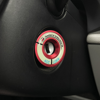 Audi belső kiegészítők: világító gyújtógyűrű és kulcslyuk díszítés A1/A3/Q3/Q2L/TT modellekhez, fém, testreszabás elérhető