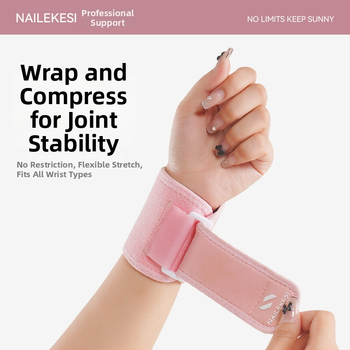 Sportos csuklópánt – csuklóvédő és támogatás felnőtteknek, teniszhez és futáshoz, poliészter – Nelix