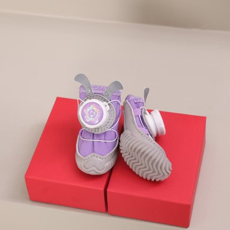 Dewangxing háziállat cipő – vízálló, forgó kialakítású, csúszásmentes kutyáknak, 4 darabos készlet, rajzfilmszerű dizájn