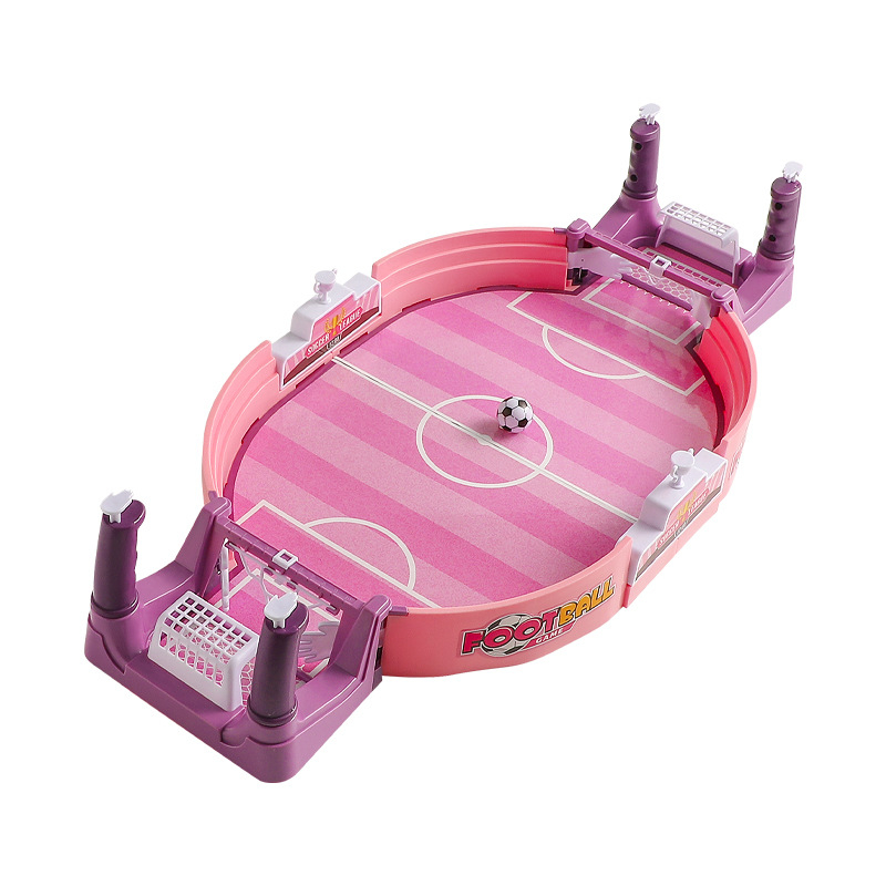 Kétszemélyes asztali futball játék gyerekeknek, műanyagból, oktatási jellegű, 4-6 éveseknek, színes dobozban