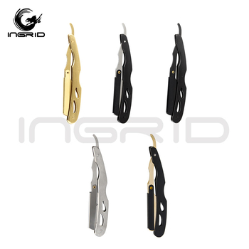 Ingrid rozsdamentes acél szerszám tartó hajápolási eszközökhöz, hordozható borbélyüzlet szervező, nettó tömeg 55 g, Guangzhou eredet, 48 darabos csomag