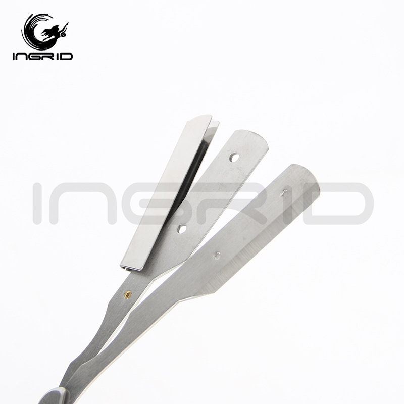 Ingrid rozsdamentes acél szerszám tartó hajápolási eszközökhöz, hordozható borbélyüzlet szervező, nettó tömeg 55 g, Guangzhou eredet, 48 darabos csomag