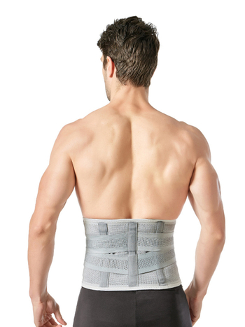 Sport deréköv edzéshez, poliészter rostból, felnőtt, kosárlabda, derékvédő