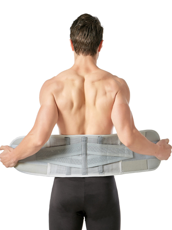 Sport deréköv edzéshez, poliészter rostból, felnőtt, kosárlabda, derékvédő