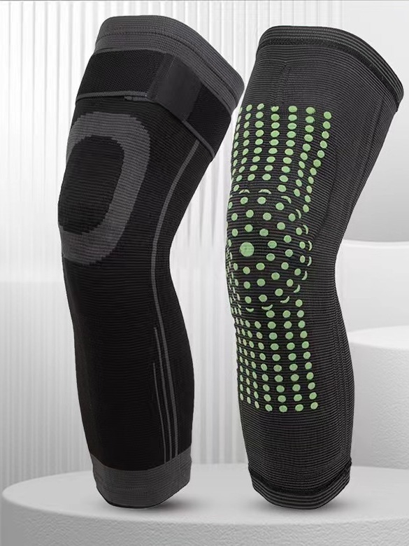 Latex anyagú térdvédő pánt, lélegző, csúszásmentes térdvédelem futáshoz, kerékpározáshoz és hegymászáshoz – 190 g