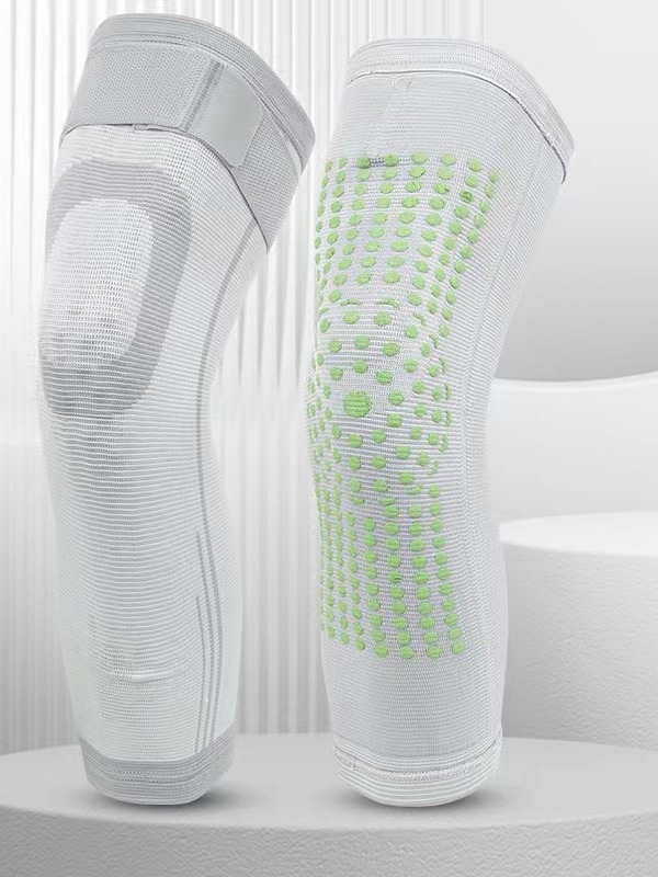 Latex anyagú térdvédő pánt, lélegző, csúszásmentes térdvédelem futáshoz, kerékpározáshoz és hegymászáshoz – 190 g