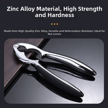 Anrun Viacúčelový louskáč zo zinku – odstraňovač šupiek na orechy, borovicové oriešky a pekany