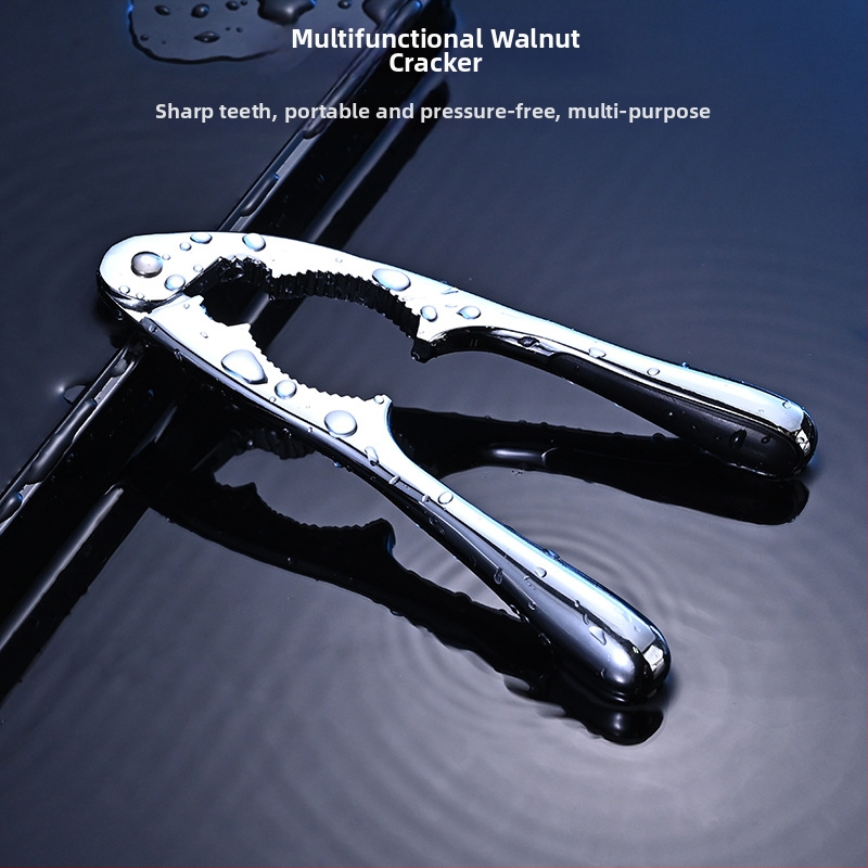 Anrun Viacúčelový louskáč zo zinku – odstraňovač šupiek na orechy, borovicové oriešky a pekany