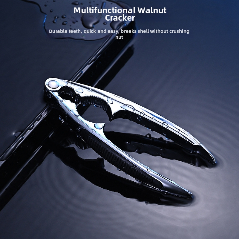 Anrun Viacúčelový louskáč zo zinku – odstraňovač šupiek na orechy, borovicové oriešky a pekany