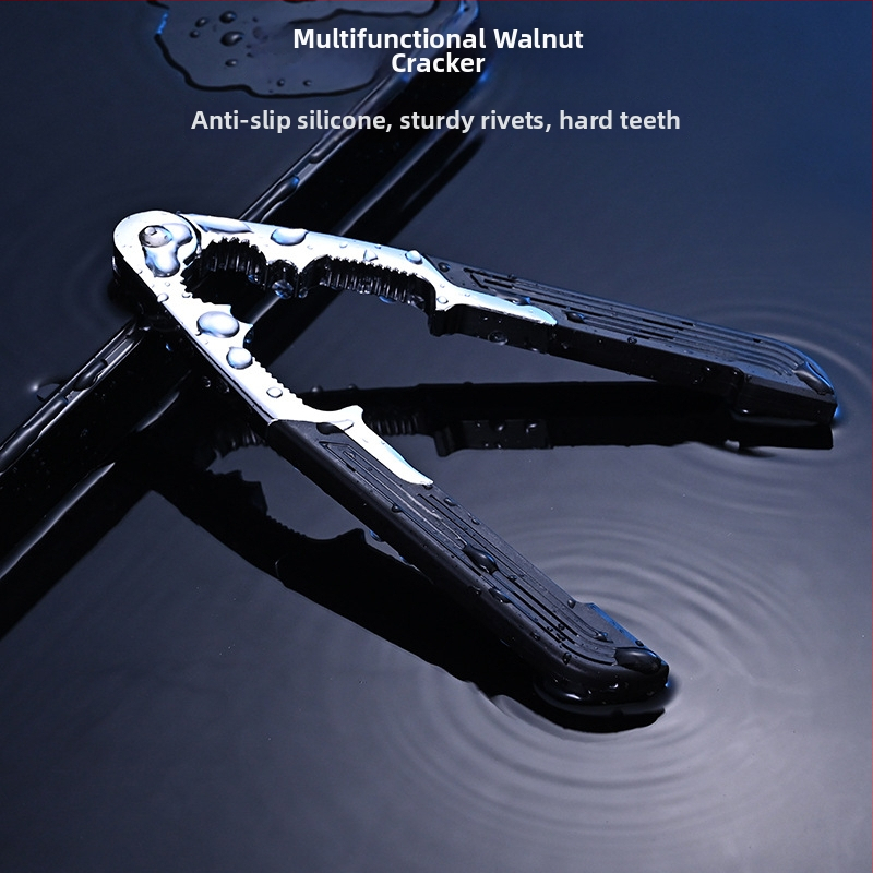 Anrun Viacúčelový louskáč zo zinku – odstraňovač šupiek na orechy, borovicové oriešky a pekany