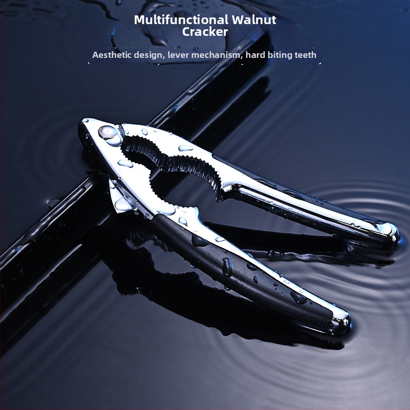 Anrun Viacúčelový louskáč zo zinku – odstraňovač šupiek na orechy, borovicové oriešky a pekany