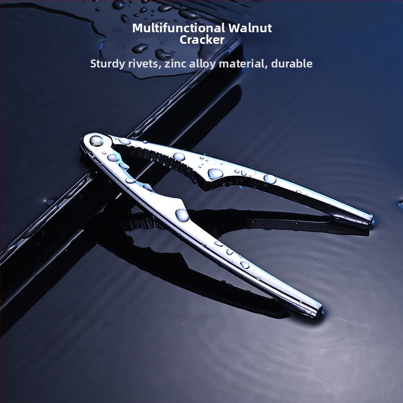 Anrun Viacúčelový louskáč zo zinku – odstraňovač šupiek na orechy, borovicové oriešky a pekany