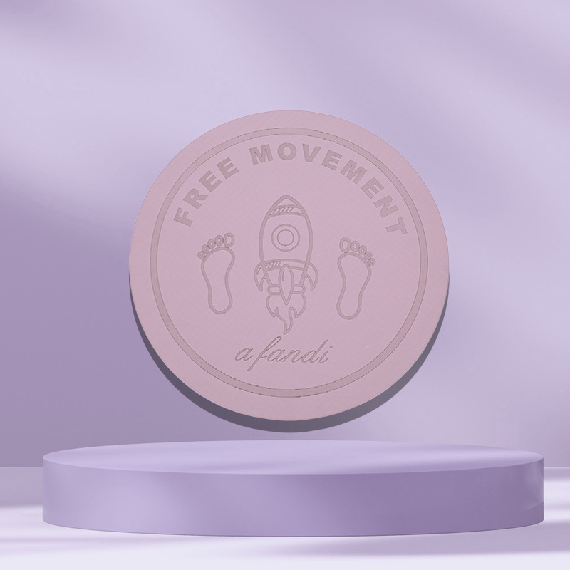 TPE jóga matrac, 8 mm vastagságú, csúszásmentes, hangszigetelő, 200 g, mintázat: karakterek, testreszabható