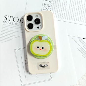 Telefonvédő MagSafe állvánnyal, átlátszó akril, 360° forgás (Modell 01; Testreszabás elérhető)