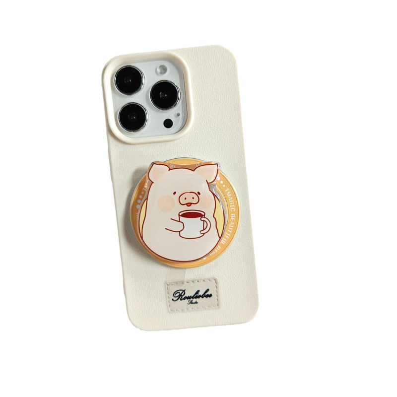 Telefonvédő MagSafe állvánnyal, átlátszó akril, 360° forgás (Modell 01; Testreszabás elérhető)