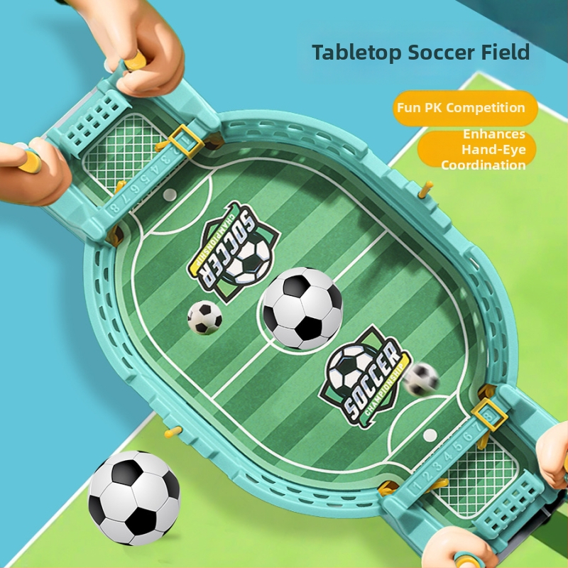 Két játékos asztali futball játék – műanyag kivitel, 4–6 éveseknek