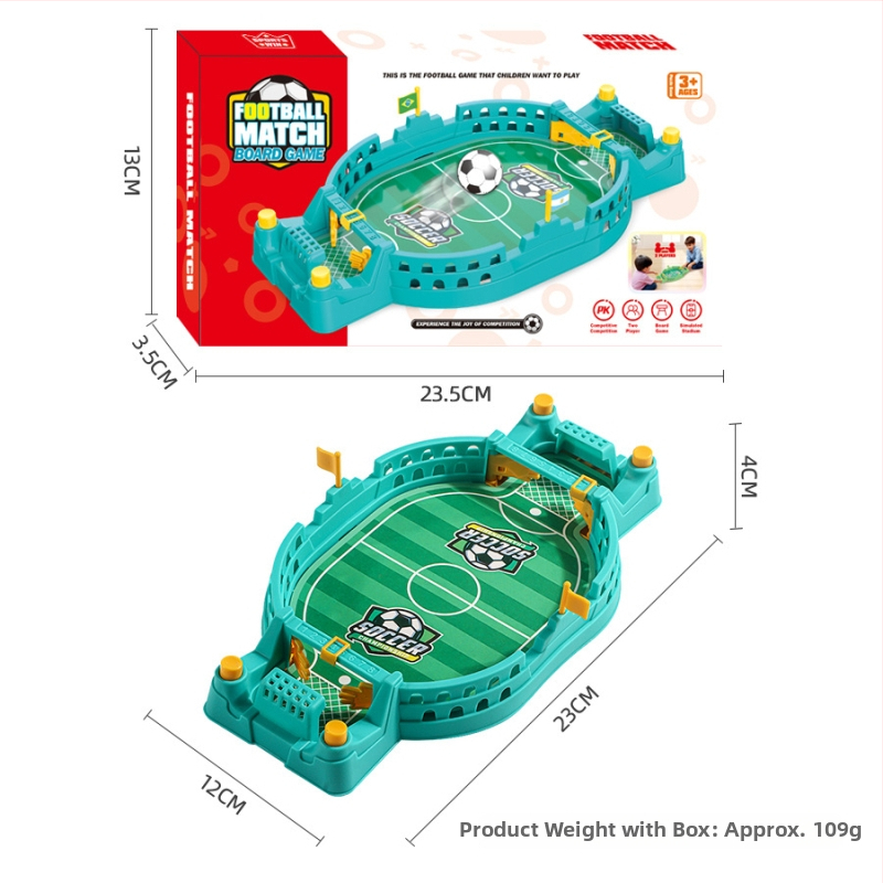 Két játékos asztali futball játék – műanyag kivitel, 4–6 éveseknek