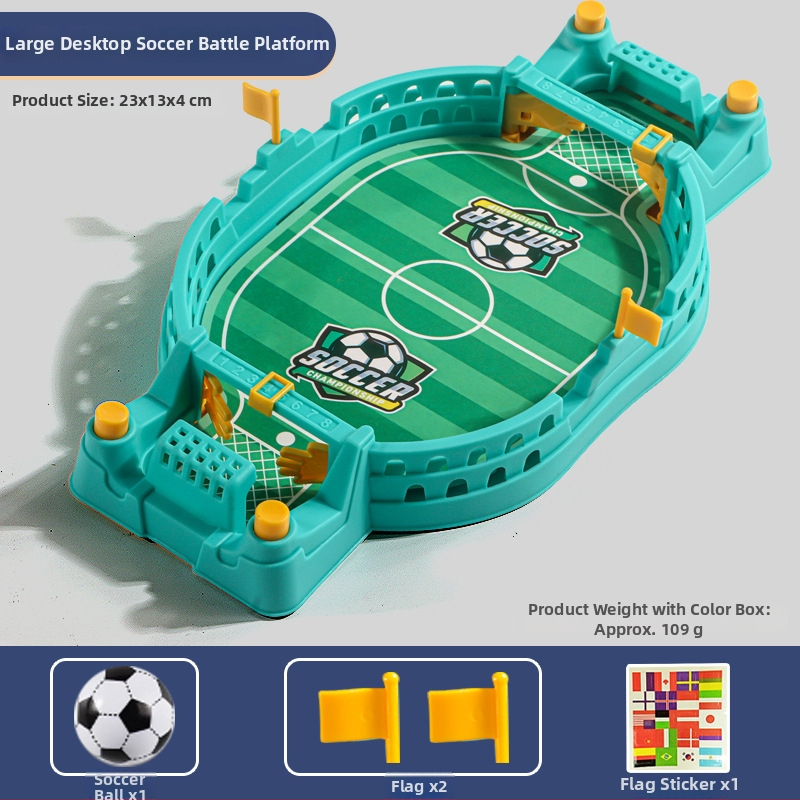 Két játékos asztali futball játék – műanyag kivitel, 4–6 éveseknek