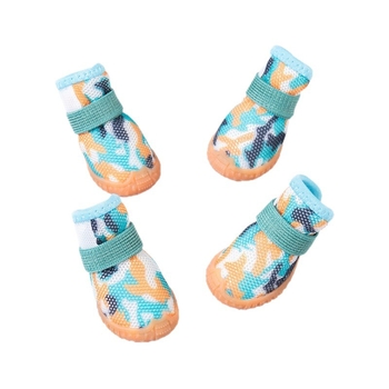 Kis testű kutyáknak való kutyapapucs; légáteresztő, csúszásmentes; univerzális illeszkedés; Anyag: Gumi; Eredet: Zhejiang