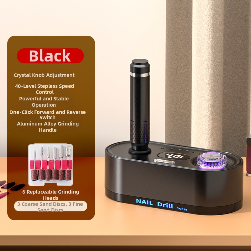 Körmök polírozó és eltávolító toll – 40000 RPM, újratölthető, Modell Yp-82676, Huikang OEM