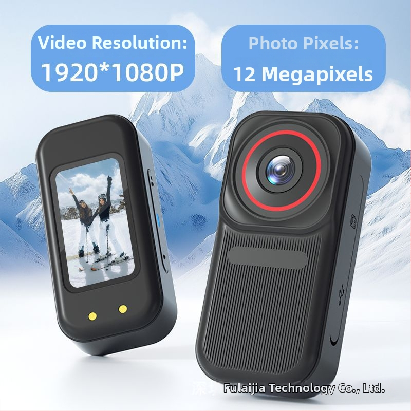 Mágneses hüvelykujj kamera sportokra - 1080P, 3 órás akkumulátor, WiFi, ciklikus felvétel, 12MP