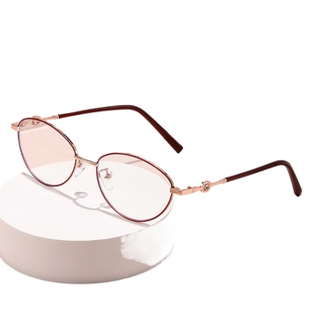 Olvasó szemüveg, ovális titán keret, PC lencsék anti-kék fény és sugárzás elleni védelem